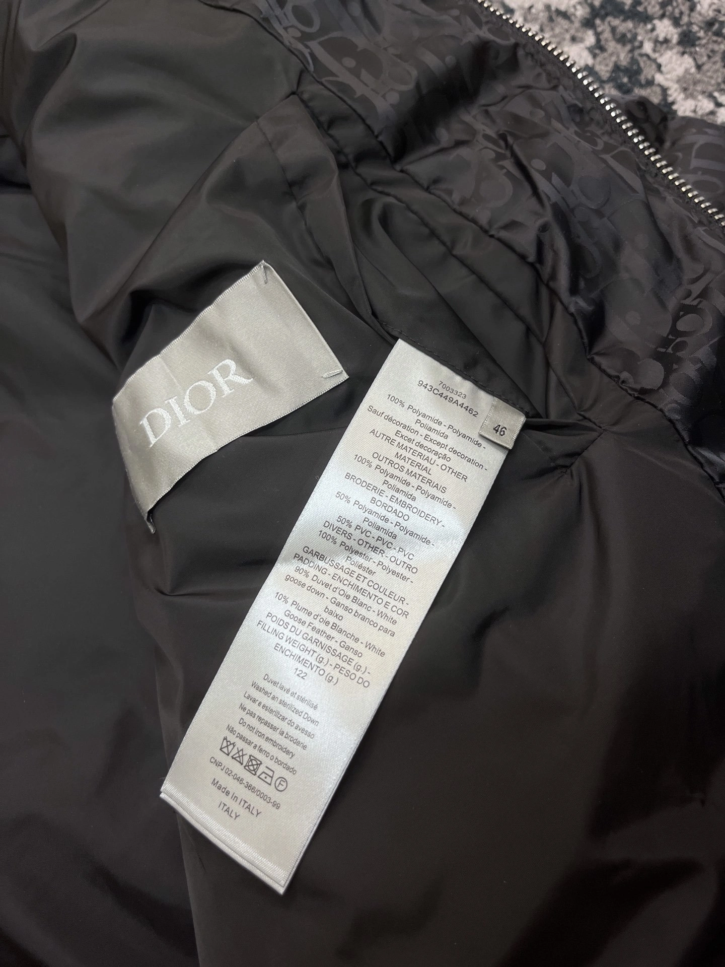 &wg.luxury- 4ior Down Jacket oversized item:D-F409I0402